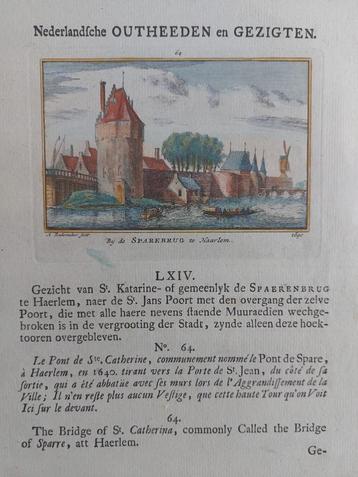 64 / Sparebrug of Katharinebrug Haarlem 1e druk en gekleurd