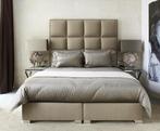 King complete boxspring set -AANBIEDING-, 210 cm, Ophalen of Verzenden, Stof, Nieuw