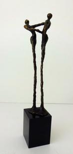 Brons legering beeld twee figuren hand geven Ammerlaan 3802-, Antiek en Kunst, Kunst | Designobjecten, Ophalen of Verzenden