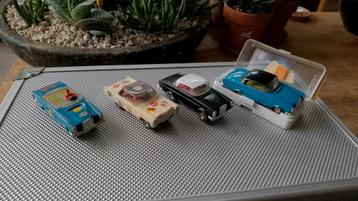 4 stuks Faller AMS  Wagentjes  Cadillac & Mercedes  beschikbaar voor biedingen