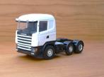 Lion Scania 124L - 380 twinsteer trekker wit., Ophalen of Verzenden, Zo goed als nieuw, Bus of Vrachtwagen, Lion Toys