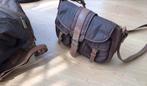 Bosboom — crossbody veel vakjes — canvas wax leer — z.g.a.n, Ophalen of Verzenden, Zo goed als nieuw, Overige soorten, Bovenkleding