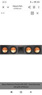 klipsch rp 450c, Zo goed als nieuw, 120 watt of meer, Center speaker, Ophalen
