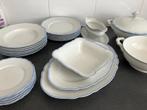 Brocante blauw/ wit servies van Bavaria/ Germany, Antiek en Kunst, Ophalen