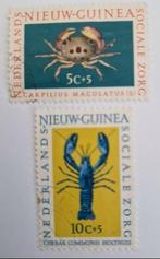 nieuw guinea 1962 - nvph 78-79 - schaaldieren, Postzegels en Munten, Ophalen of Verzenden, Postfris, Nieuw-Guinea