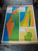 Oude Wandplaat - Van Goor's Israël/Palestina, Ophalen of Verzenden, Aardrijkskunde
