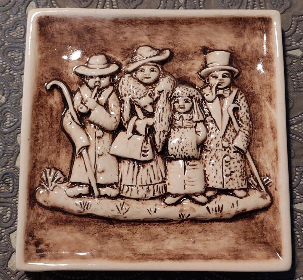 Tegel vasteloavend/boerebroelof Jac Bongaerts., Ophalen of Verzenden