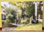 Foto Haaldersbroek op linnen 100x70cm, Ophalen, Nieuw, Schilderij, 75 tot 100 cm