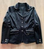 QHP  Zwart wedstrijdjasje maat 38, Dieren en Toebehoren, Paardrijkleding, Dressuur, Ophalen of Verzenden, Zo goed als nieuw, Dames