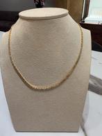 14k Gouden Koningsketting 45cm - Uniseks, Sieraden, Tassen en Uiterlijk, Kettingen, Goudpunt, Ophalen of Verzenden, Goudpunt, Goud