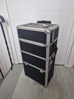 Gratis afhalen: defecte Makeup Koffer Trolley visagiste, Ophalen, Gebruikt, Zwart, Met slot