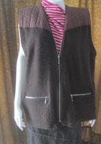 Spencer bodywarmer XL merk Gina, Bruin, Maat 46/48 (XL) of groter, Ophalen of Verzenden, Zo goed als nieuw