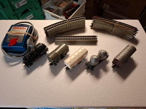 Marklin begin set nr 12 lok met 4 wagons, Hobby en Vrije tijd, Modeltreinen | H0, Gebruikt, Treinset, Wisselstroom, Märklin, Analoog