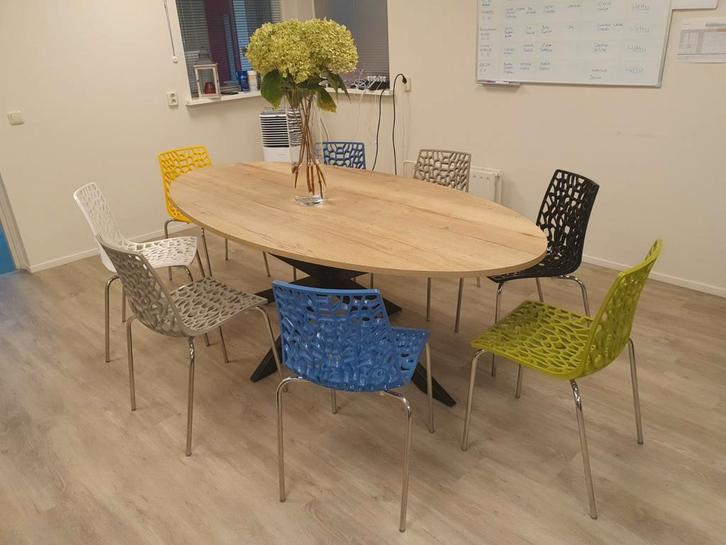 Nieuwe vergadertafel / eetkamertafel div maten en kleuren, Huis en Inrichting, Tafels | Eettafels, Zo goed als nieuw, 100 tot 150 cm