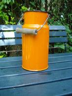 EMAILLE MELKBUS oranje, Antiek en Kunst, Antiek | Emaille, Ophalen of Verzenden
