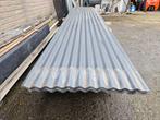 Golfplaat staal restpartij, Doe-het-zelf en Verbouw, Dakpannen en Dakbedekking, Ophalen, Gebruikt, Zwart, 15 m² of meer