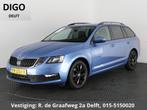 Skoda Octavia Combi 1.0 TSI Greentech Ambition Business Auto, Stof, Blauw, 116 pk, Origineel Nederlands