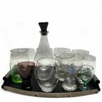 A.D. Copier, Chris Lanooij en C. de Lorm 14 glazen + karaf, Antiek en Kunst, Ophalen of Verzenden