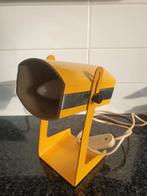 Vintage BureauLamp geel metaal, verstelbaar, Ophalen, Gebruikt, Metaal, Minder dan 50 cm