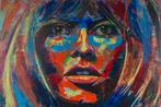 Schilderij Brigitte Bardot, Antiek en Kunst, Kunst | Schilderijen | Modern, Ophalen of Verzenden