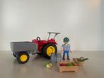 Playmobil tractor met laadbak, Ophalen of Verzenden, Los playmobil, Zo goed als nieuw