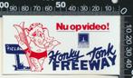Sticker: Honky Tonk Freeway - Nu op video, Ophalen of Verzenden, Zo goed als nieuw, Film, Tv of Omroep
