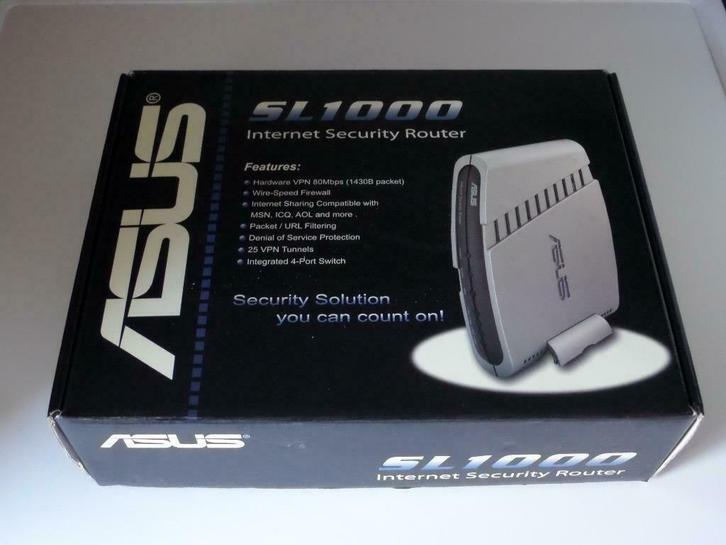 ASUS Internet Security Router SL1000 - Router, Computers en Software, Routers en Modems, Zo goed als nieuw, Router, Ophalen of Verzenden