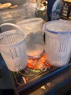 Vershoudbakjes met mandje, Ophalen of Verzenden, Gebruikt