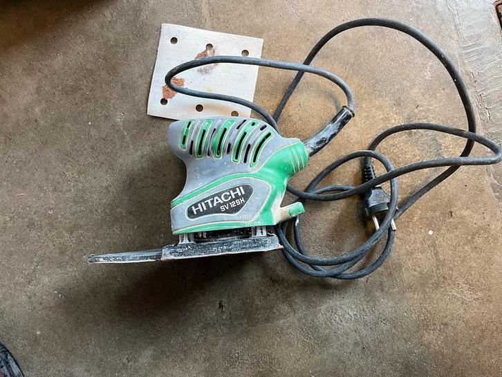 Hitachi SV 12 SH Handschuurmachine, Doe-het-zelf en Verbouw, Gereedschap | Schuurmachines, Zo goed als nieuw, Vlakschuurmachine