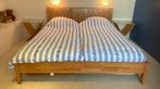 Tweepersoons bed 200 x 180 cm, 180 cm, Gebruikt, Bruin, Hout