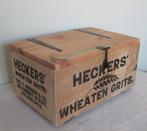 LARP. Houten Kist. 19e eeuw Replica Heckers’ Wheaten Grits., Ophalen of Verzenden, Nieuw, Toneelattributen of Onderdelen