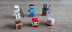 Lego minecraft poppetjes minifigure skelet zombie tnt varken, Ophalen of Verzenden, Zo goed als nieuw, Losse stenen, Lego