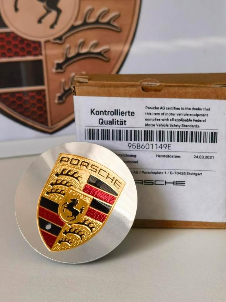 Nieuw origineel porsche wieldop / wiel cap (enkel stuk) incl, Auto diversen, Wieldoppen, Nieuw, Ophalen of Verzenden