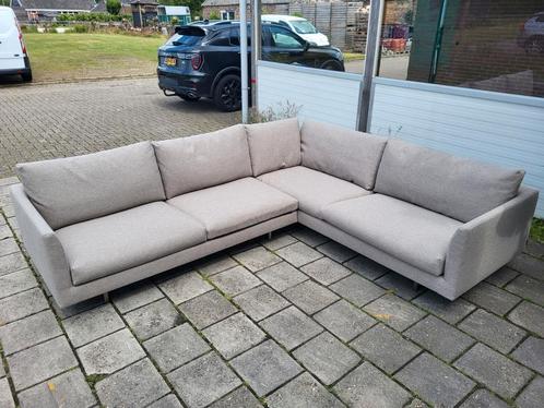 Montis Axel hoekbank | Refurbished | Grijs beige, Huis en Inrichting, Banken | Bankstellen, Zo goed als nieuw, Hoekbank, Vierpersoons of meer