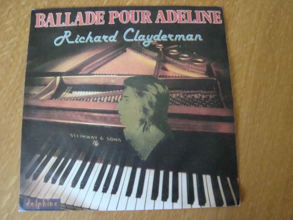 Richard clayderman - ballade pour adeline, Ophalen of Verzenden, Zo goed als nieuw, Pop, Single