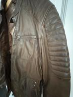 Goosecraft leren biker jack, Verzenden, Zo goed als nieuw, Maat 56/58 (XL), Bruin