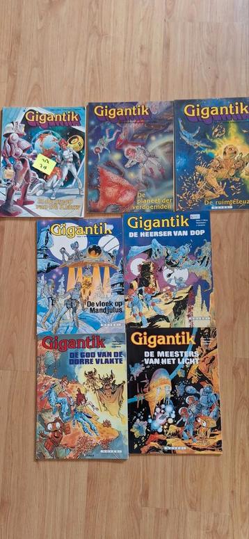 Gigantik - Collectie van 7 stripboeken/serie compleet  beschikbaar voor biedingen