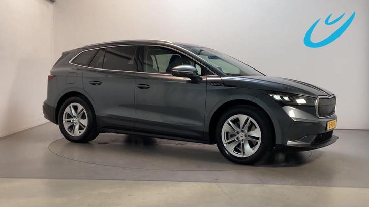 Skoda Enyaq iV 80 Camera Navigatie Sfeerverlichting DAB+ App, Auto's, Skoda, Bedrijf, Te koop, Enyaq, ABS, Achteruitrijcamera