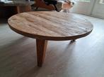 teakhouten HKliving tafel, 50 tot 100 cm, Rond, Zo goed als nieuw, Ophalen