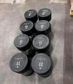 Vaste rubbberen Pu Dumbells 2x44kg , 2x46kg ,2x48kg , 2x52kg, Ophalen, Zo goed als nieuw, Dumbbell