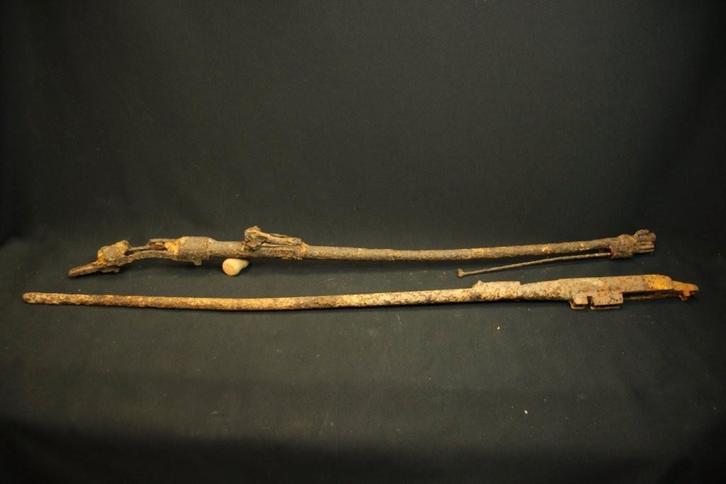 WO1 bodemvondsten relics, Verzamelen, Militaria | Algemeen, Landmacht, Foto of Poster, Duitsland, Ophalen of Verzenden