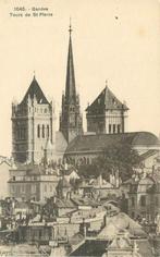 (381-114-013) Geneve Tours de St. Pierre, Verzamelen, Ansichtkaarten | Buitenland, Verzenden, Overig Europa