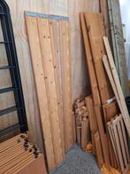 Massief houten ledikant bed eenpersoonsbed eenpersoons hout, Ophalen, Gebruikt, 90 cm, 200 cm