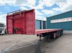 Kwb P-504-STI-H 4-AXLE FLATBED TRAILER (SAF AXLES / 2x STEER, Overige brandstoffen, Origineel Nederlands, ABS, Aanhangers en Opleggers