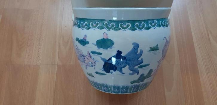 Chinese  plantenpotten, Tuin en Terras, Bloempotten, Nieuw, Aardewerk, Minder dan 40 cm, Minder dan 25 cm, Rond, Ophalen