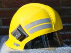 Brandweerhelm brandweer Dräger HPS6200, Ophalen of Verzenden, Landmacht, Nederland, Embleem of Badge