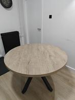 Ronde tafel - Eettafel Bressano Naturel Kwantum, Huis en Inrichting, Ophalen, 50 tot 100 cm, 100 tot 150 cm, Rond