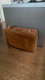 Mooie cognac kleurige vintage koffer., Ophalen of Verzenden, Zo goed als nieuw, Leer, 70 cm of meer