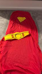 Superman cape en riem carnaval pak, Ophalen of Verzenden, Zo goed als nieuw, Carnaval