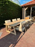 4 Seasons Outdoor Julia Low Dining set Tuinset Eetset, Verzenden, Nieuw, Rechthoekig, Teakhout